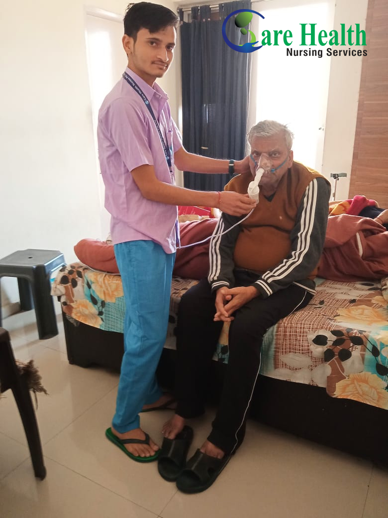 Respiratory support and home nursing care for patients
